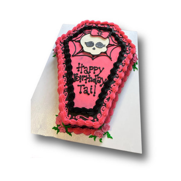 Monster High Coffin Cake