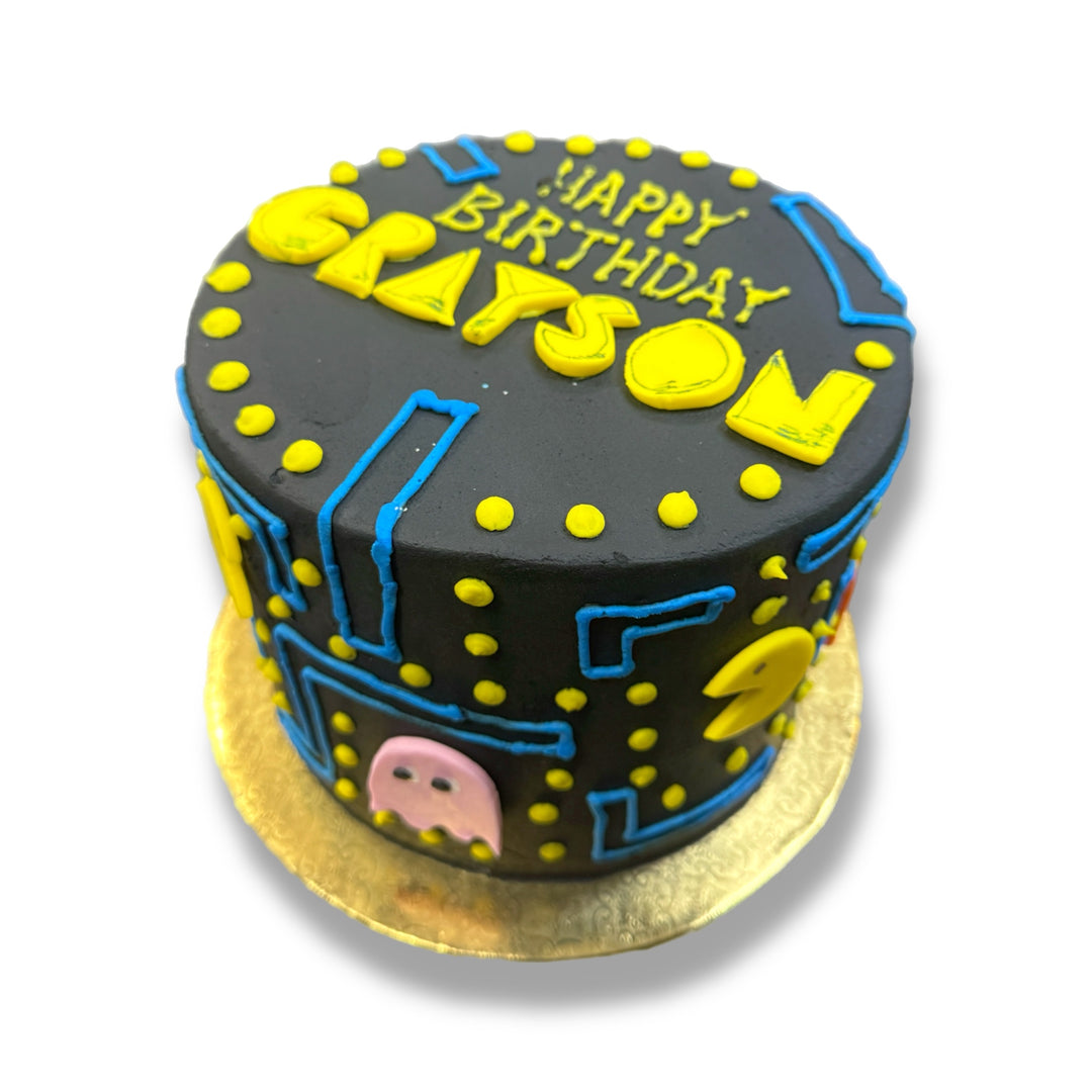 Pac Man Birthday Cake