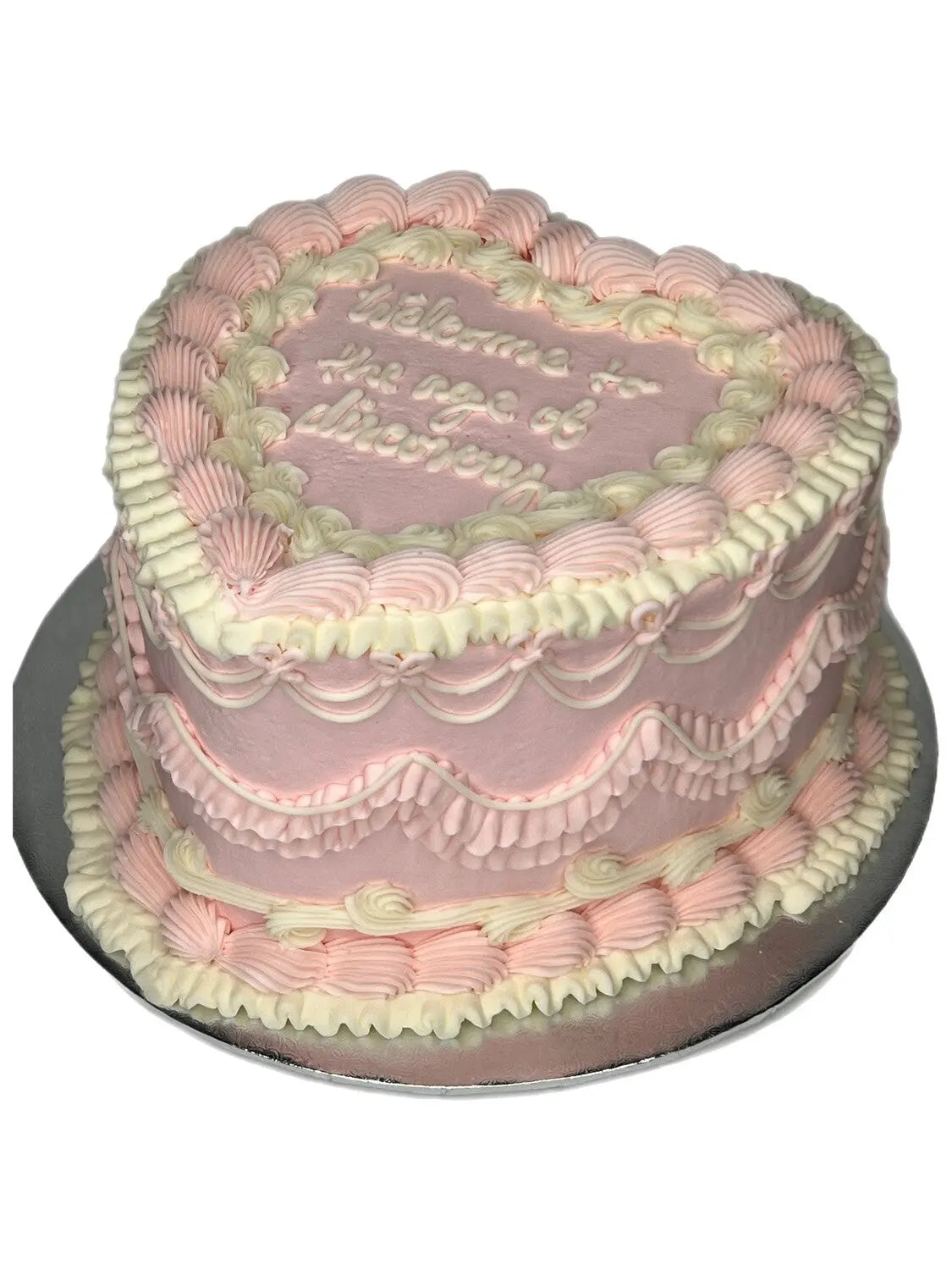 Pastel Piping Heart That's The Cake Bakery