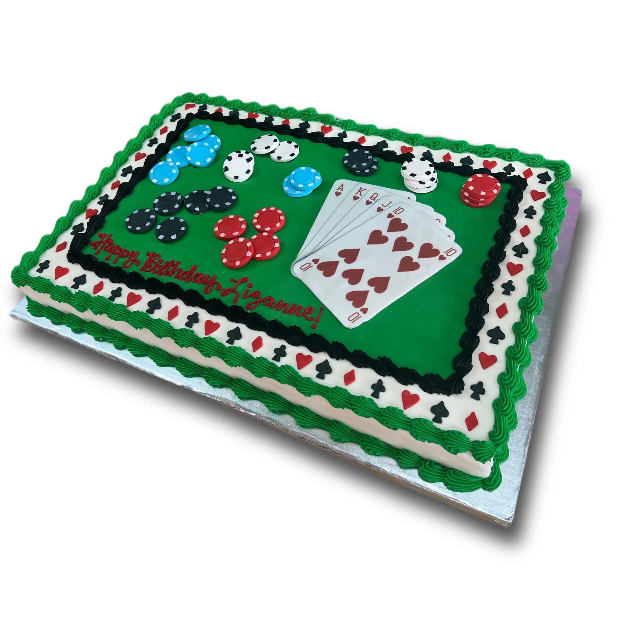 Poker Table Theme That's The Cake Bakery