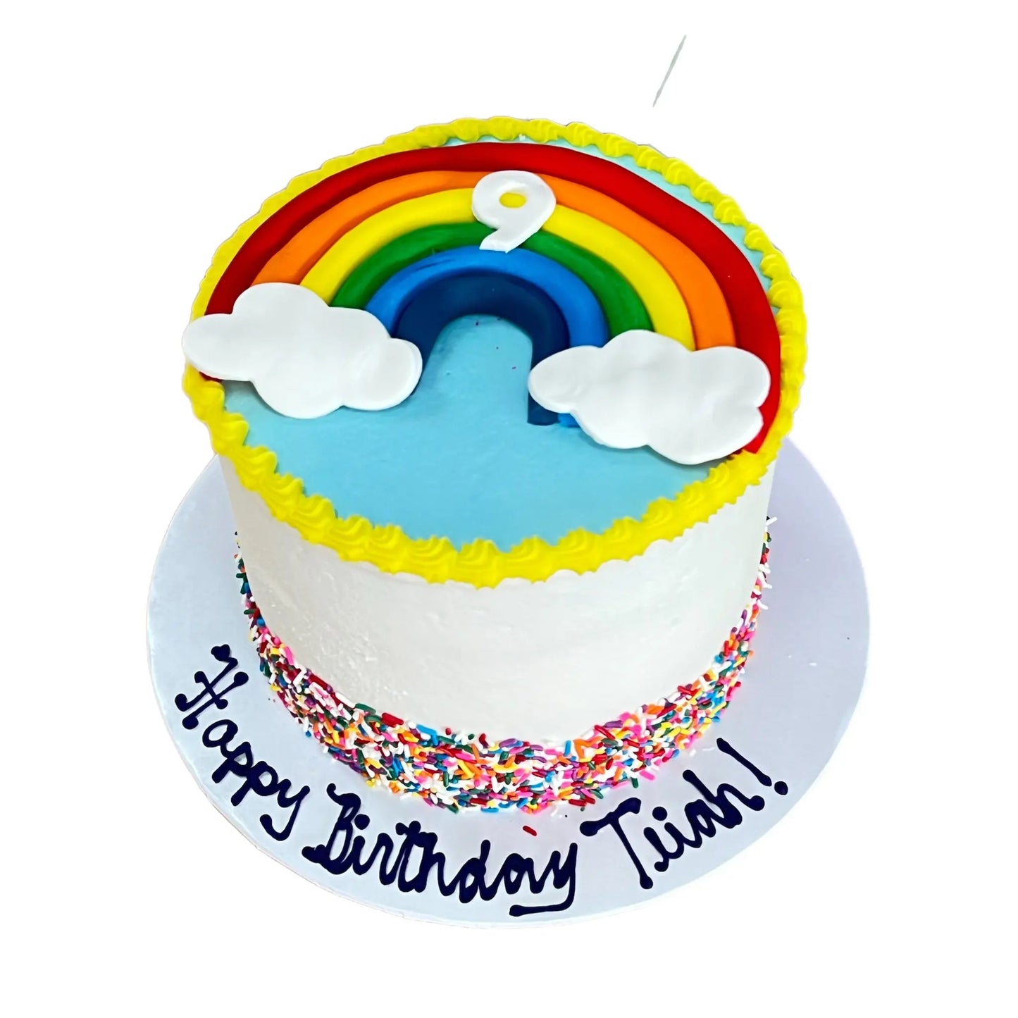 Fondant Rainbow Cake That's The Cake Bakery