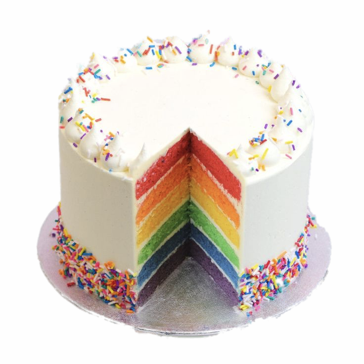Rainbow Birthday Cake - That's The Cake Bakery
