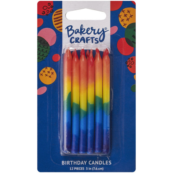 Rainbow Party Candles