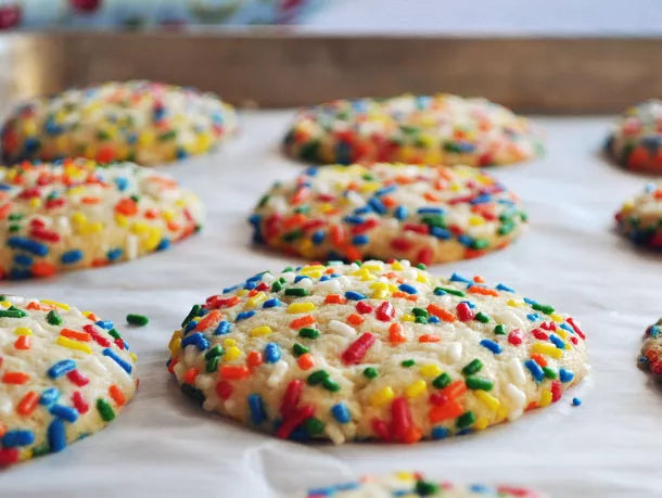 Rainbow Sugar Cookies