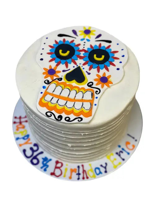 Día de Muertos Inspired Cake That's The Cake Bakery
