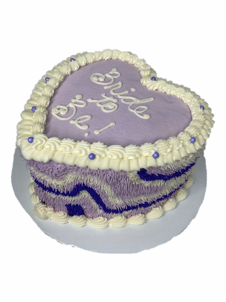 Shag Carpet Heart Cake - That's The Cake Bakery