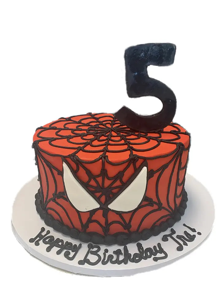 Spiderman Cake with Age That's The Cake Bakery