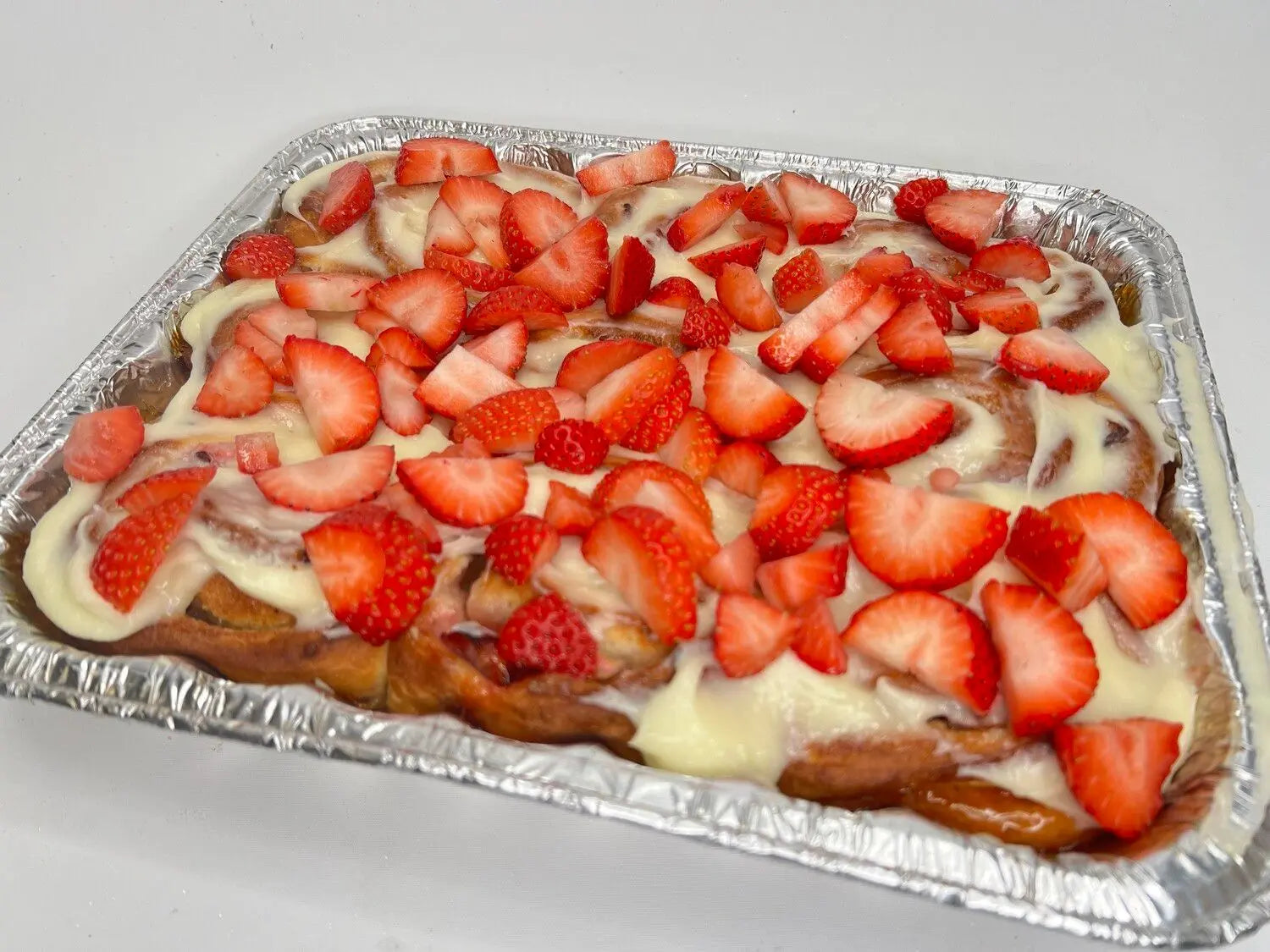 Pastries | Strawberry Cheesecake “Cinnamon” Rolls | Pan That's The Cake Bakery